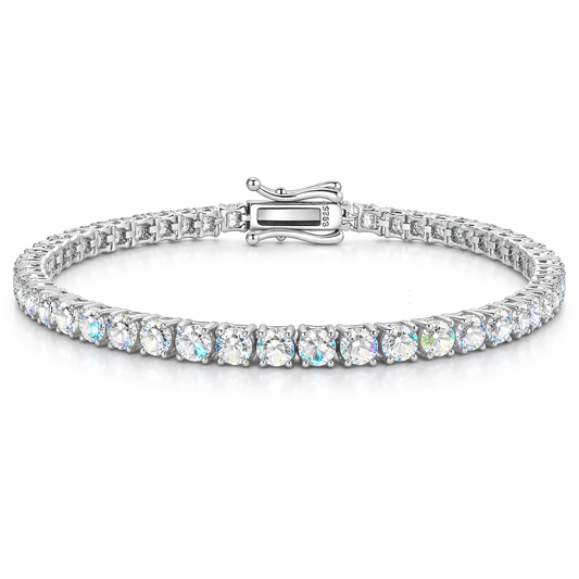 4mm Moissanite Tennis Bracelet
